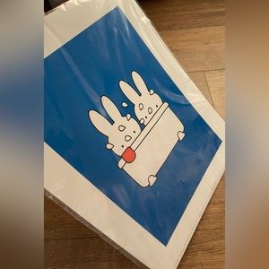 MIFFY-Imported (NWT) 11x14 Print-Miffy in a Bubble Bath